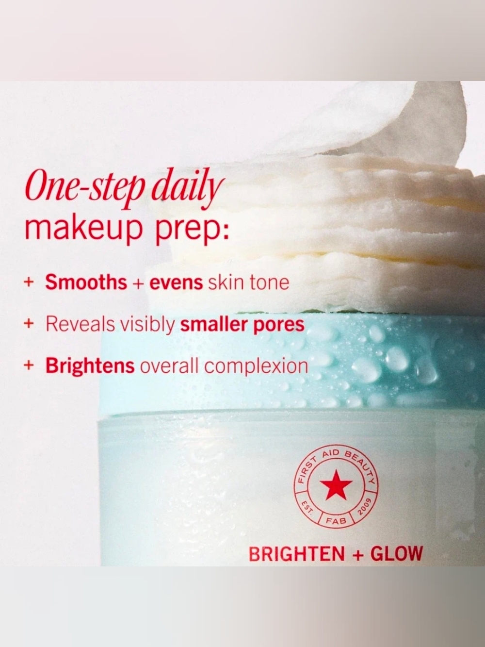 First Aid Beauty Brighten + Glow Facial Radiance Pads - Picture 5 of 9